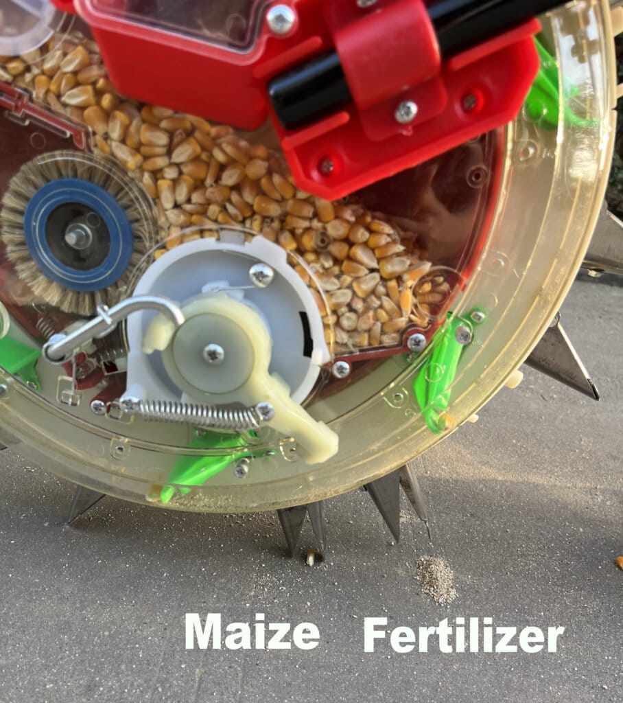 DDAS Double Hand push seeder (Seed + Fertilizer)