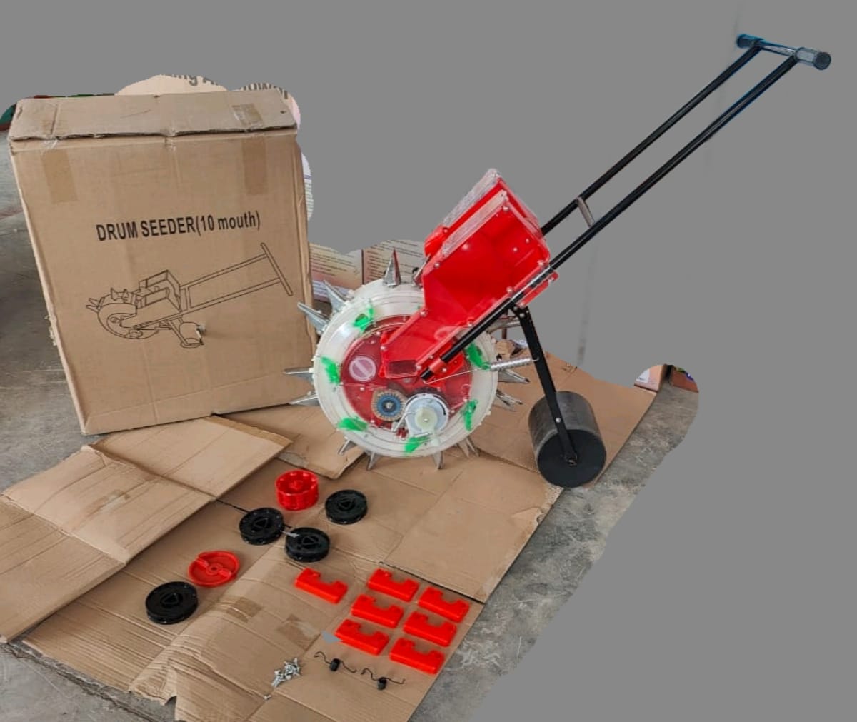 DDAS Double Hand push seeder (Seed + Fertilizer)